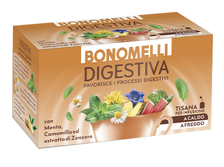 Bonomelli Tisana Digestiva herbal infusion pack
