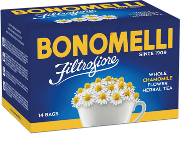 Bonomelli Chamomile Filtrofiore whole-flower infusion box