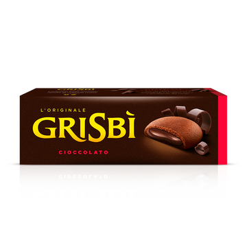 Grisbì chocolate cream filled biscuits 135g pack