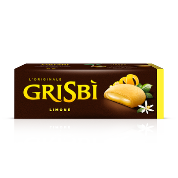 Grisbì lemon cream filled biscuits 135g pack