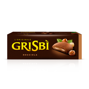 Grisbì hazelnut cream filled biscuits 135g pack