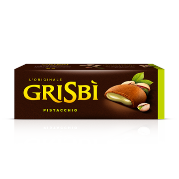 Grisbì pistachio cream filled biscuits 135g pack
