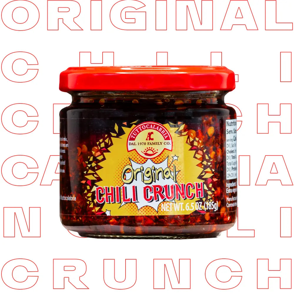 Tuttocalabria Chili Crunch smoked Calabrian chilli crisp 185g jar