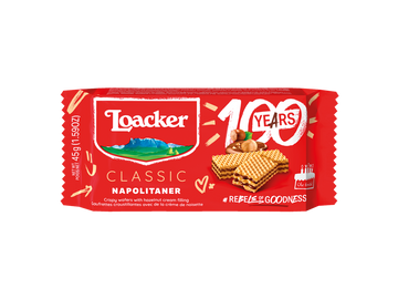 Loacker Classic Napolitaner hazelnut cream wafers pack