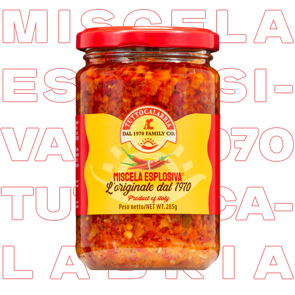 Tuttocalabria Miscela Esplosiva spicy vegetable spread 285g jar
