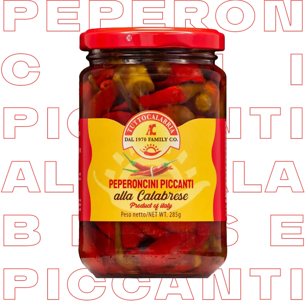 Tuttocalabria Whole Calabrian Chillies in oil, 285g jar