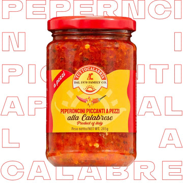 Tuttocalabria Crushed Calabrian Chilli Peppers in oil, 285g jar