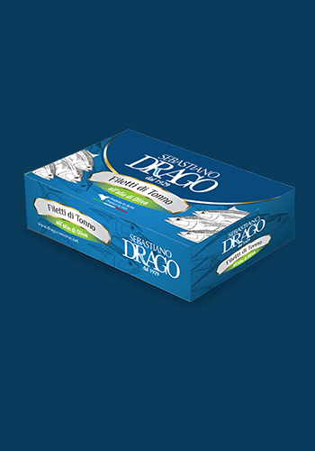 Sebastiano Drago tuna fillets in olive oil can 125g